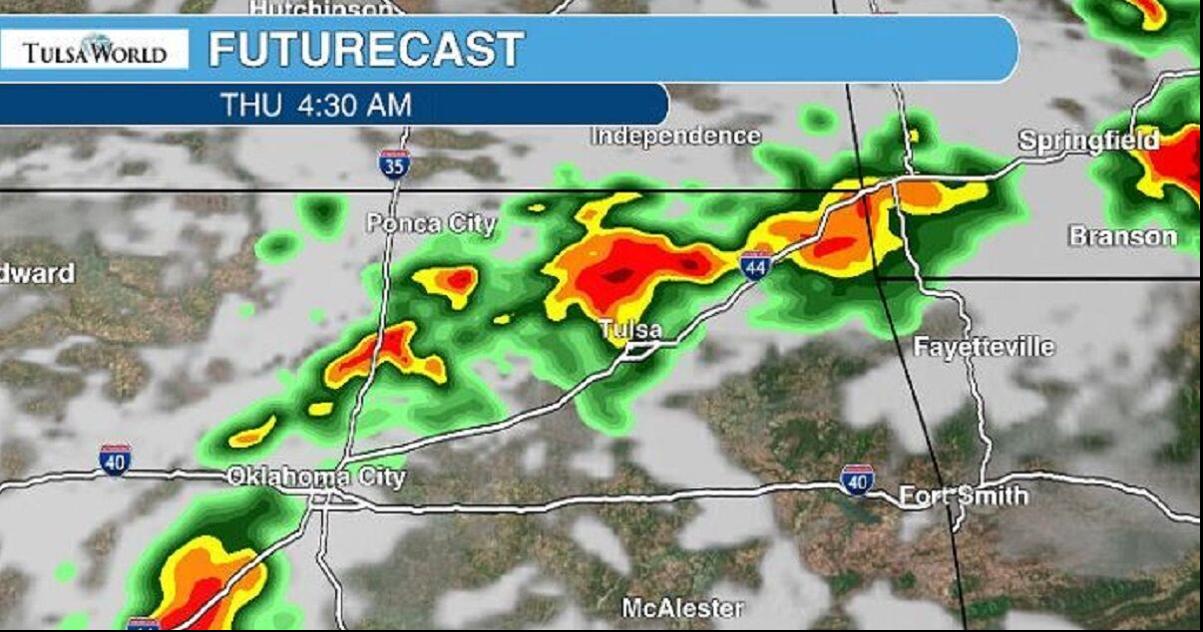 Severe storms possible in Oklahoma Wednesday