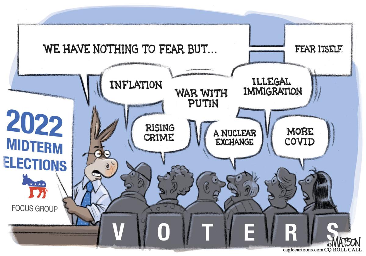 Cartoon: Democrats Fear Midterm Elections by R.J. Matson