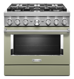 appliances- Avocado Cream range, Kitchen Aid