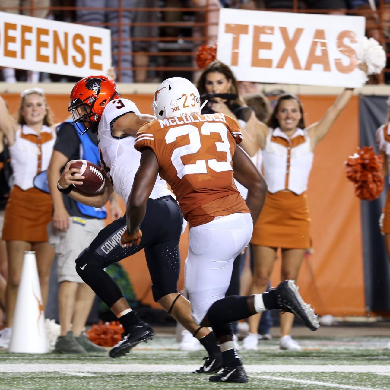 Osu At Texas Cowboys Quarterback Sanders Gets Mostly Positive