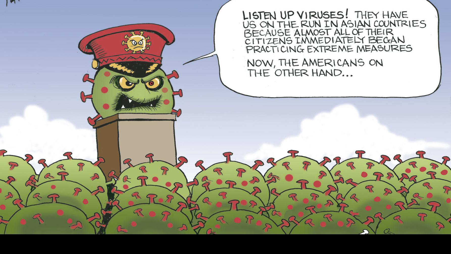 Bruce Plante Cartoon General Covid 19 Columnists Tulsaworld Com