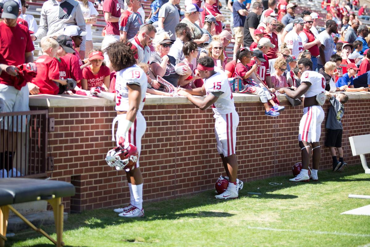 Where does OU's spring football game attendance rank so far
