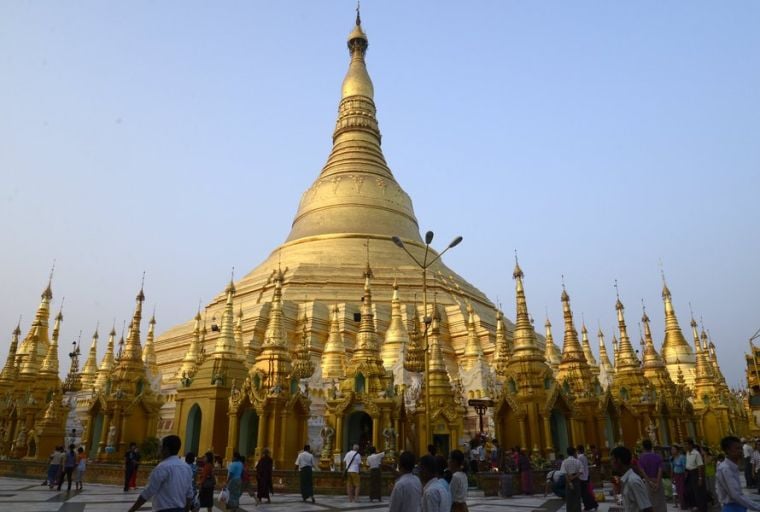 Myanmar's Shwedagon Pagoda is covered in gold and jewels | Faith ...