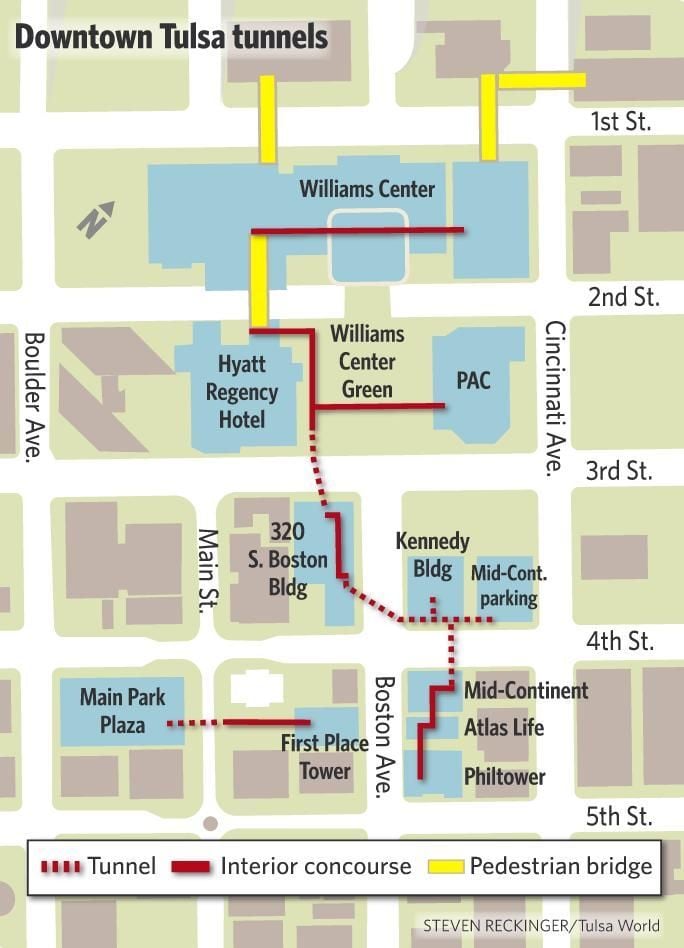 Metro Tunnel Map