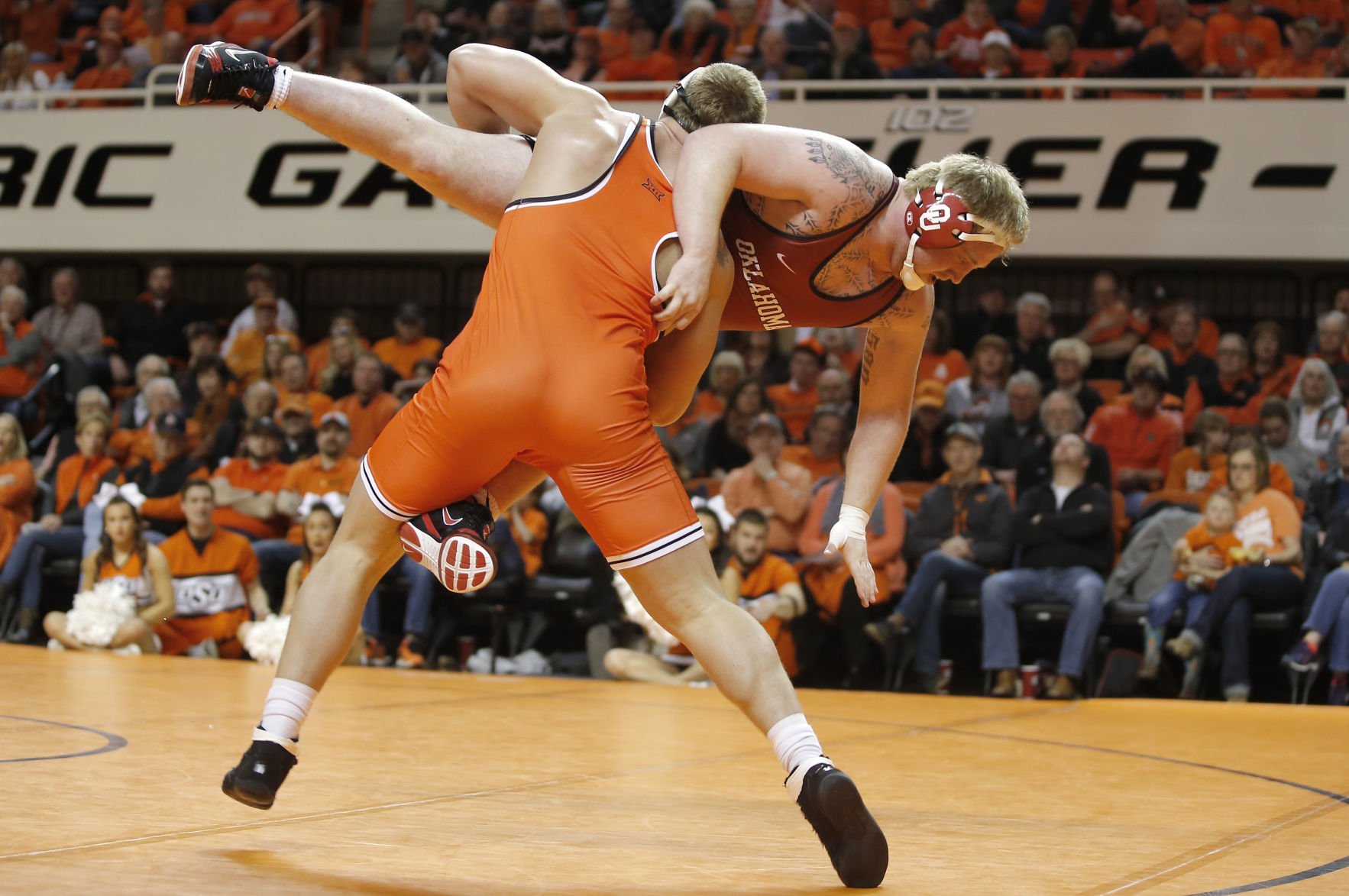 OSU Wrestling: Cowboys Dominate Sooners 31-6 In Season's Only Bedlam ...