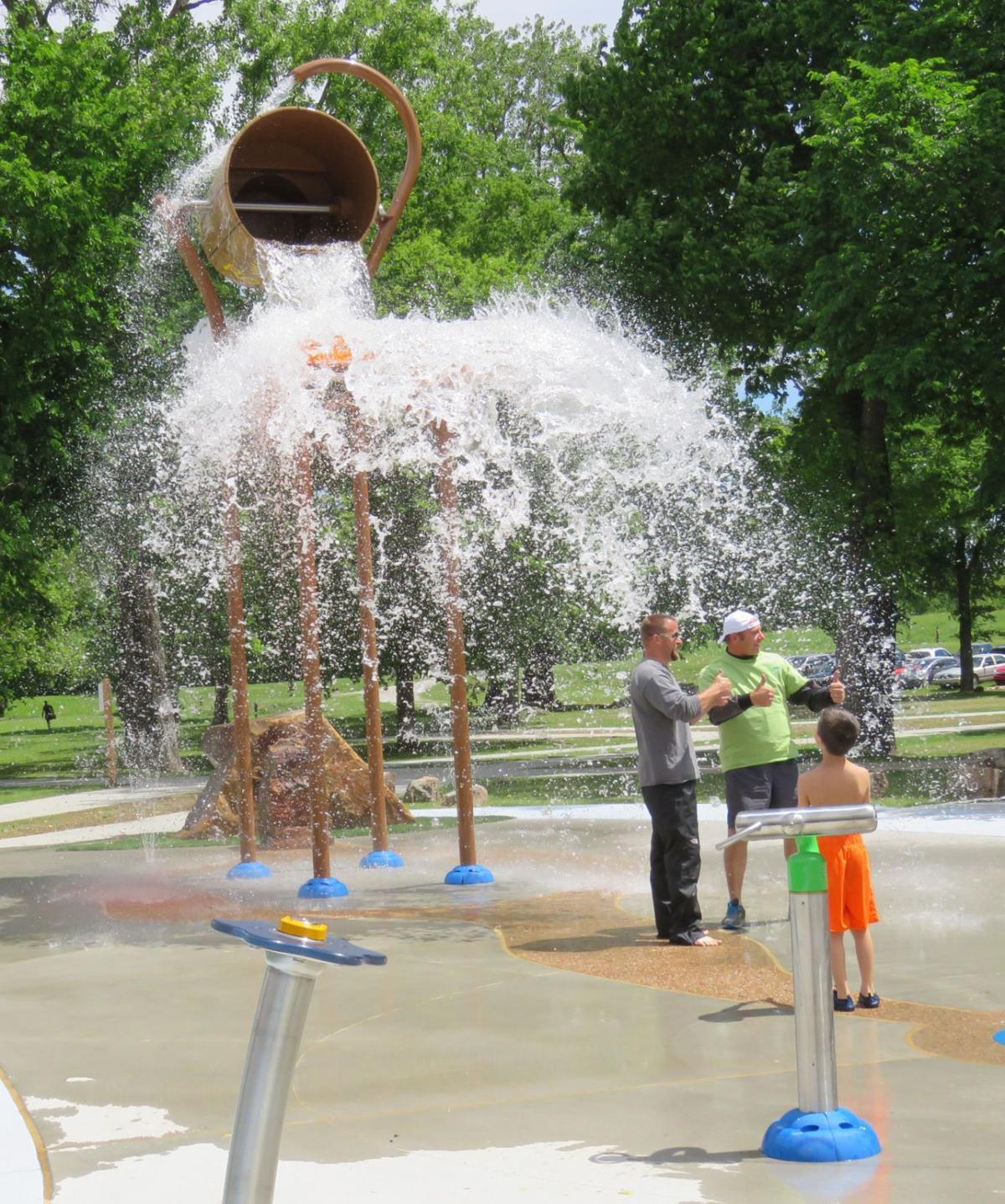 Sand Springs Rotary Supersplash, Civitan Park splash pad opens for