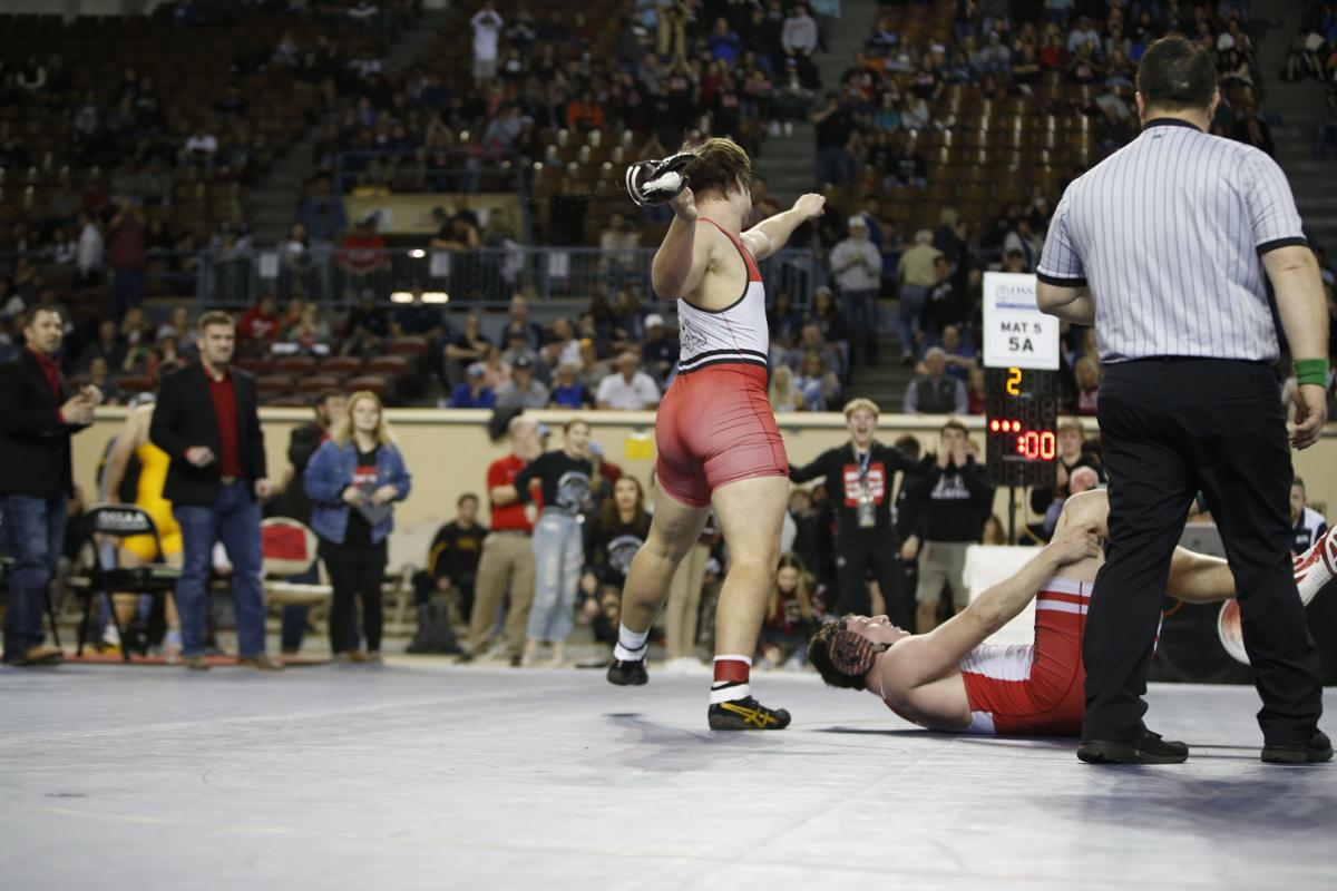 State Wrestling Collinsville Skiatook Share 5a Championship