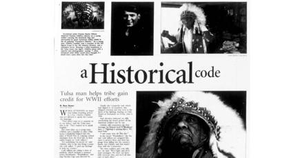 Comanche language helped Americans win World War II - Vimarsana News