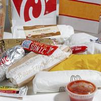 Fast Food Races It's a fast-food race and the contestants are breakfast burritos