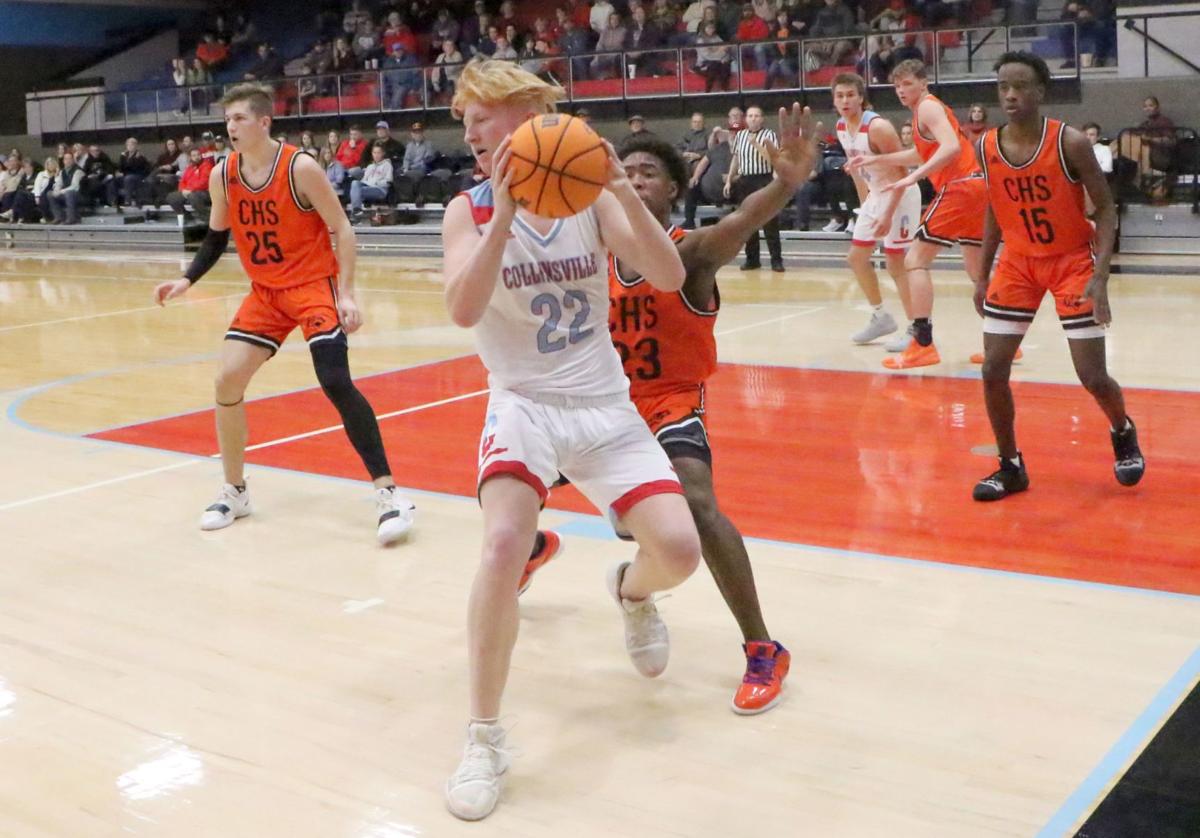 Collinsville basketball Cards take over first place in the Metro Lakes