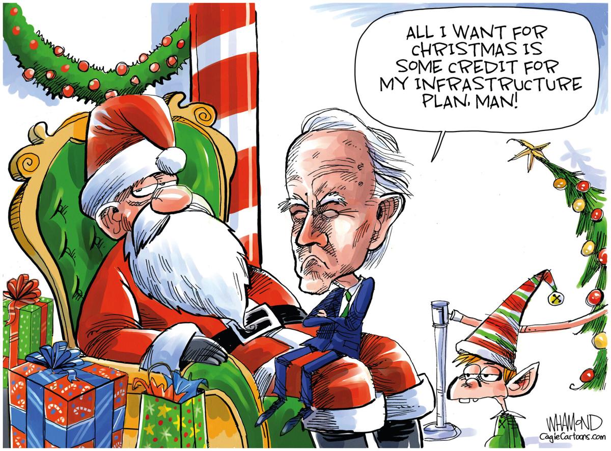 Cartoon: Biden's Christmas Wish Cartoon: Biden's Christmas Wish