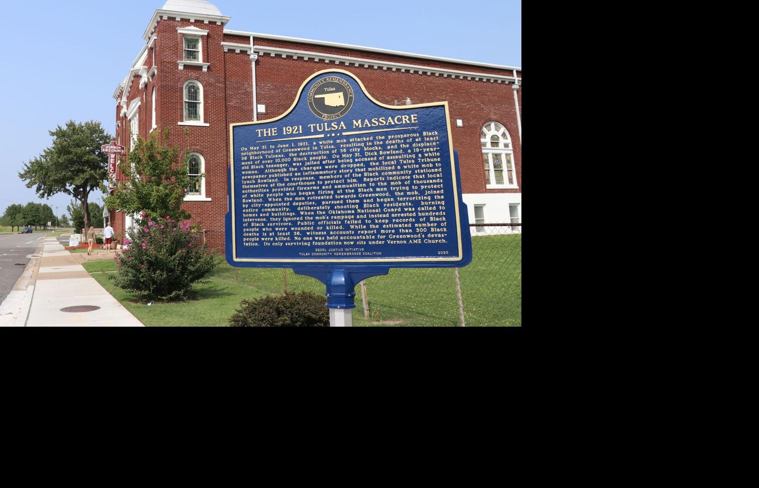 Marker installed outside Vernon AME Church is first element of Black