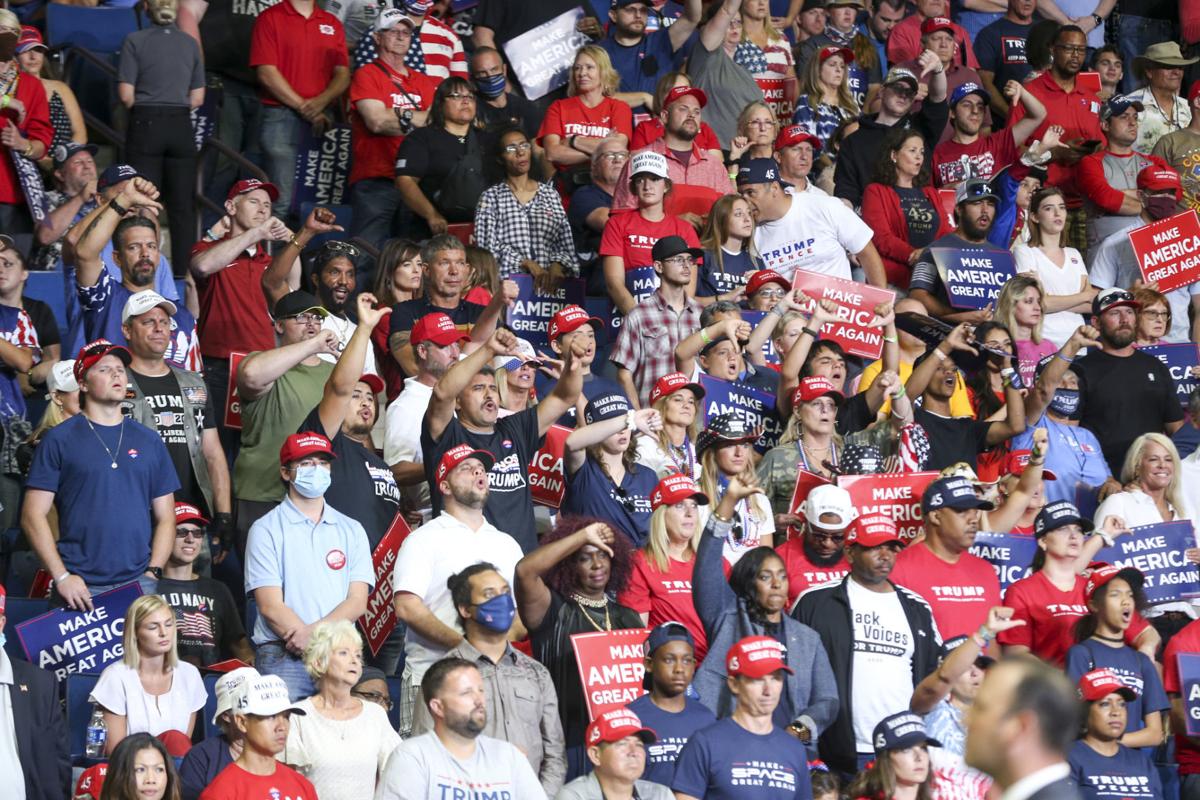Oan Chief White House Correspondent Wearing Osu Shirt While Reporting On The Trump Rally In Tulsa Local News Tulsaworld Com