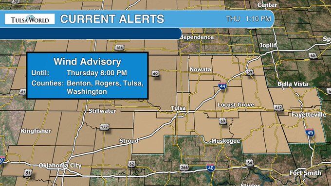 Thursday wind advisory