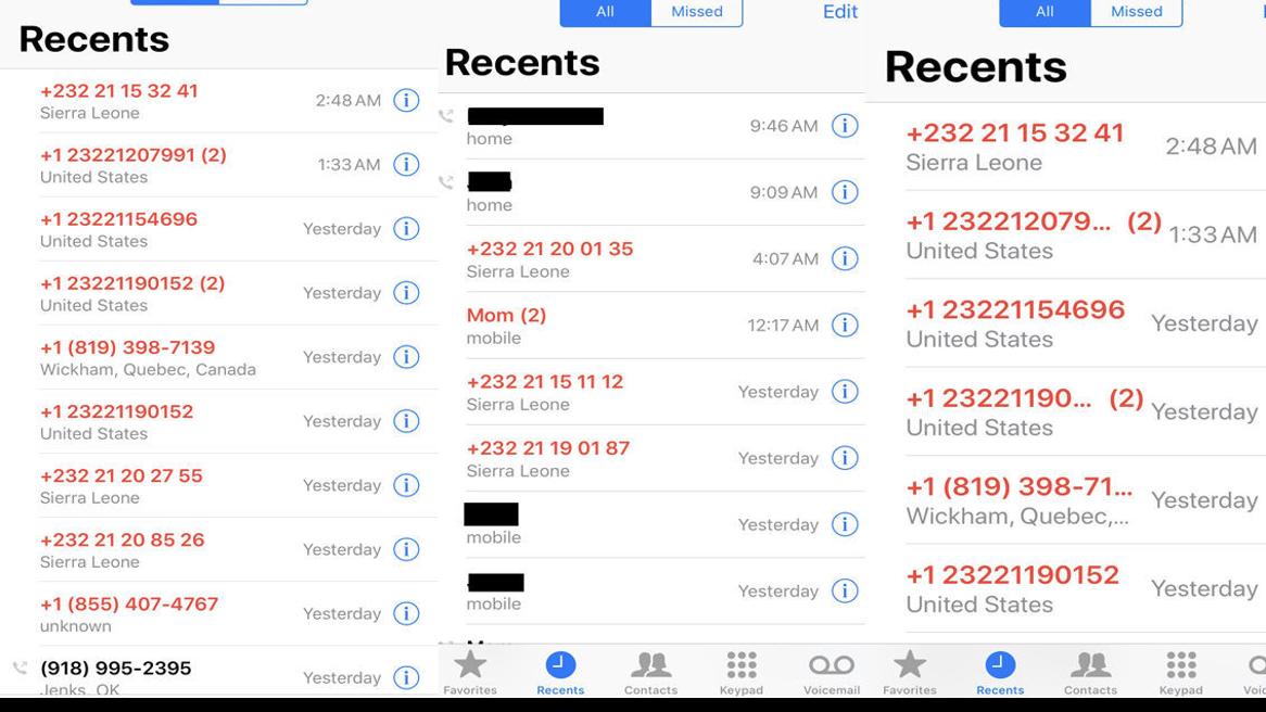 Widespread Calls From Sierra Leone A Scam To Get You To Call Back