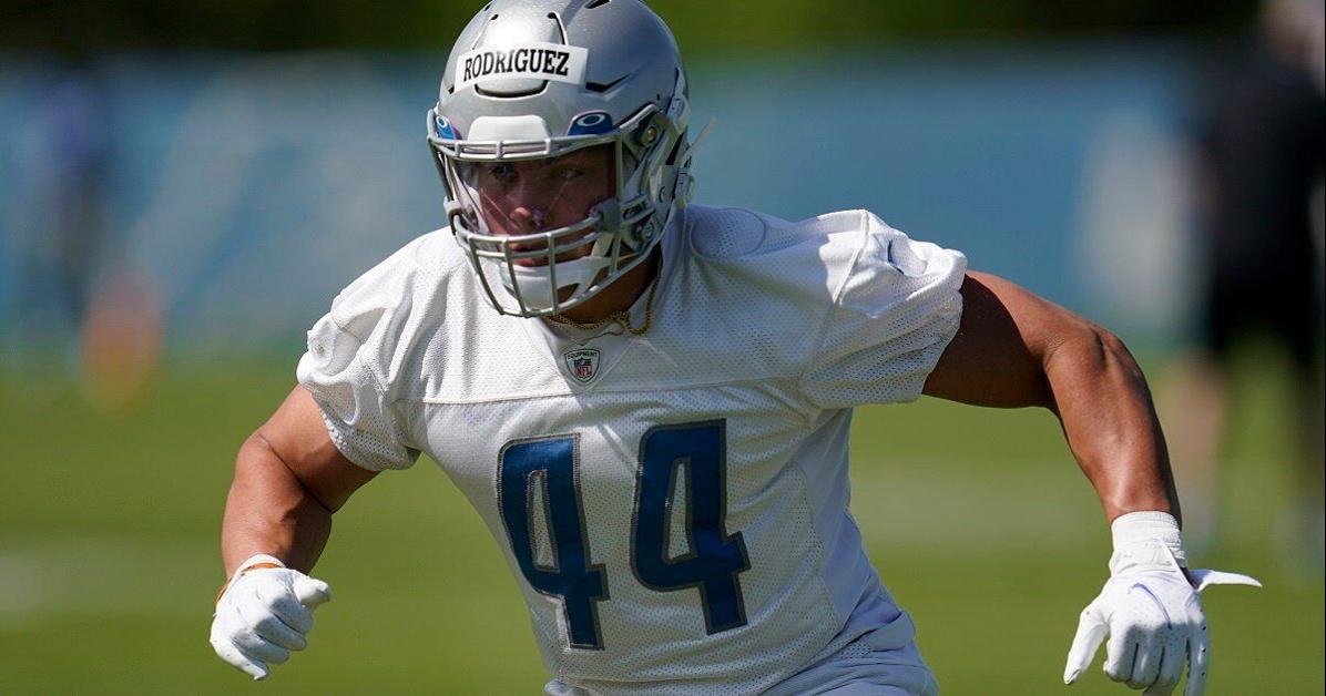 Malcolm Rodriguez's Jersey the Second-Most Requested Among Lions