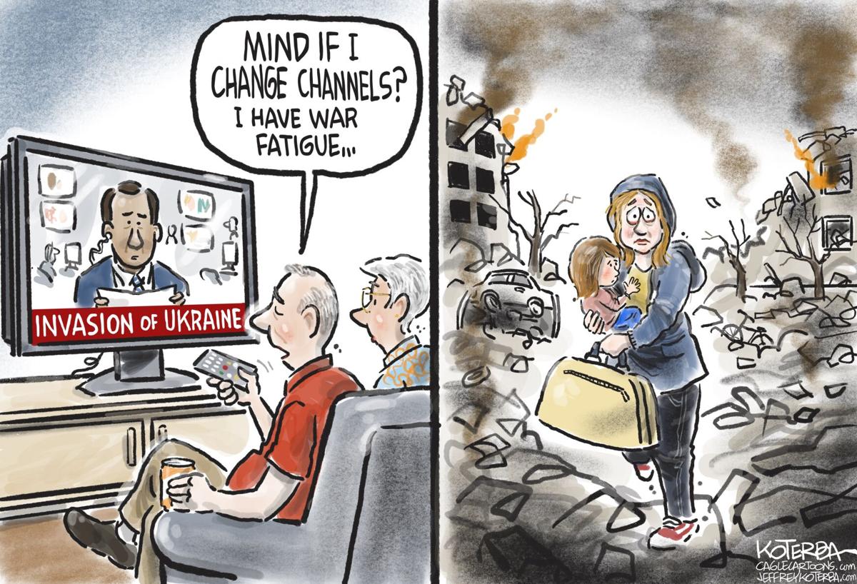 Cartoon: War Fatigue Cartoon: War Fatigue