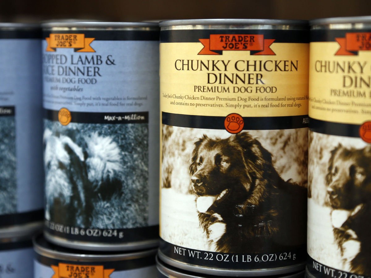 Trader joe's dog food sale canned