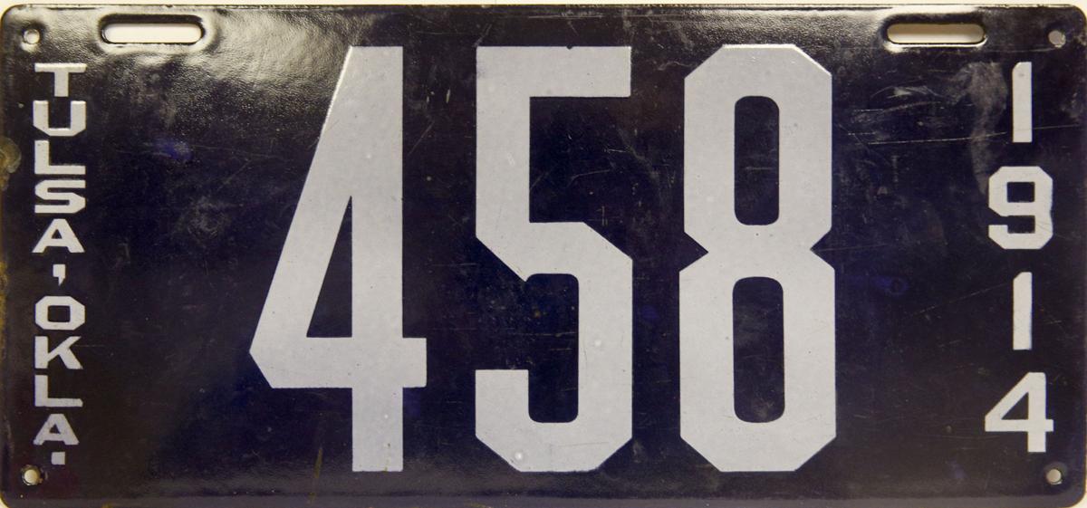 See Oklahoma's license plates from early 1900s through today