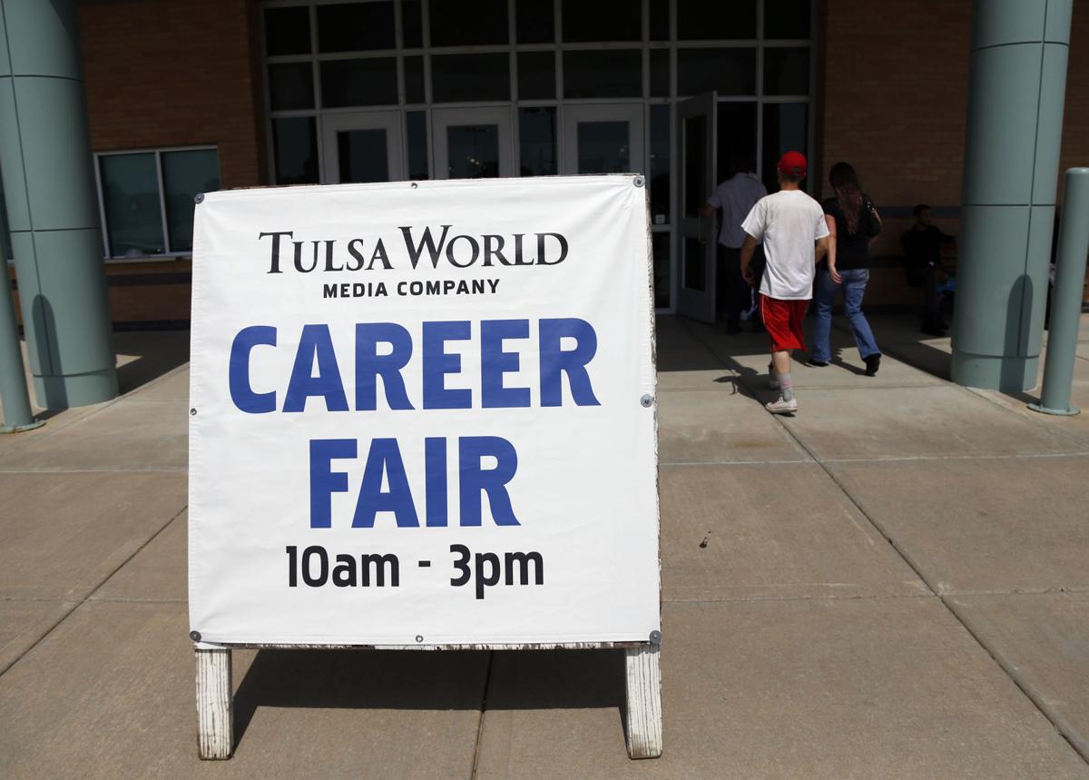 At Tulsa World Career Fair, jobseekers look for connections