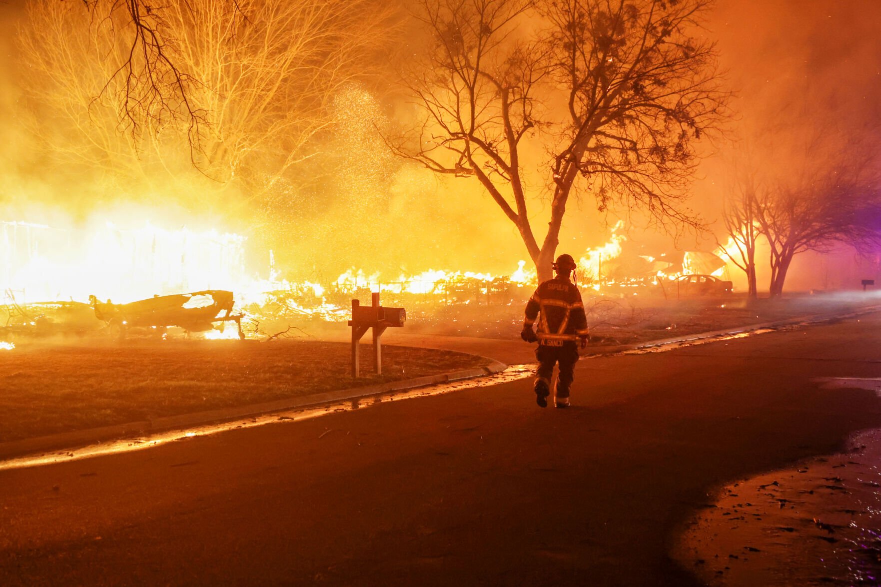 Photos: Wildfires Friday in Mannford