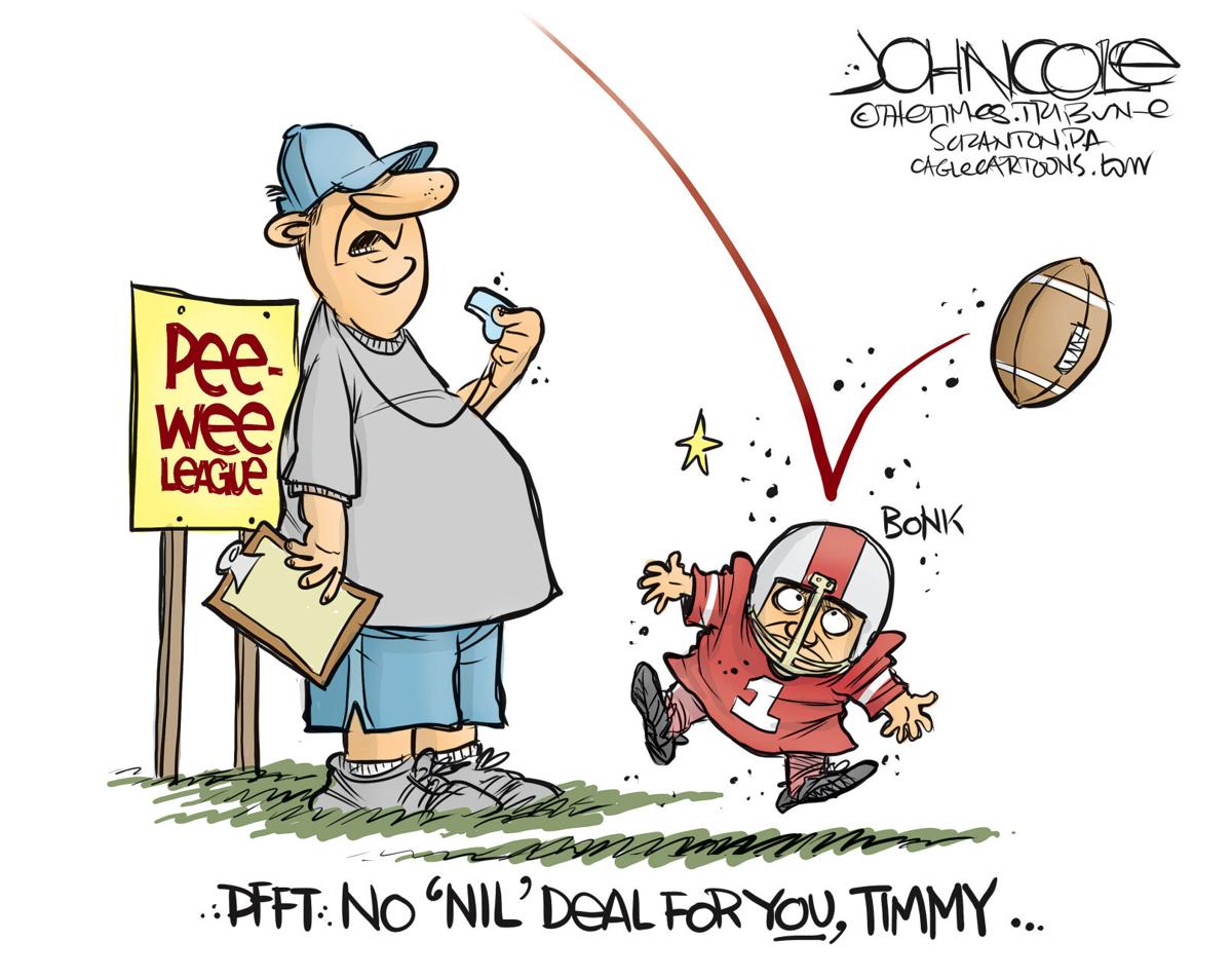 Cartoon: No NIL deal for you, Timmy