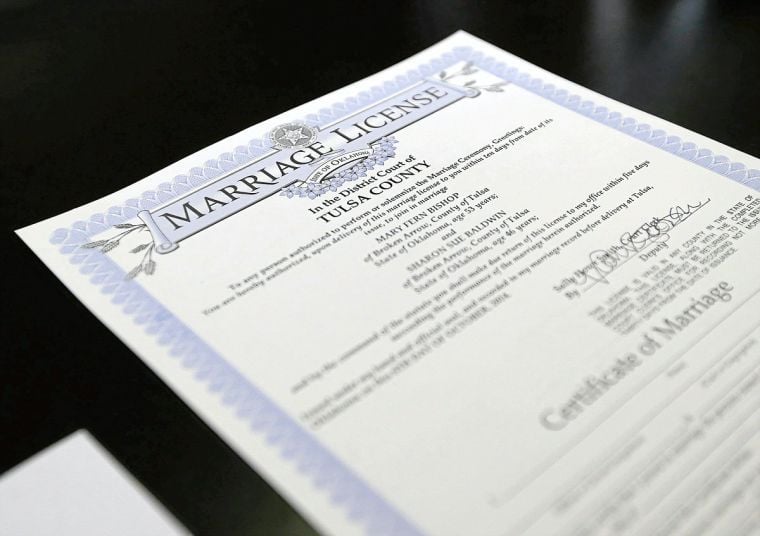 Photo Gallery Tulsas First Same Sex Marriage License Issued Monday 9036