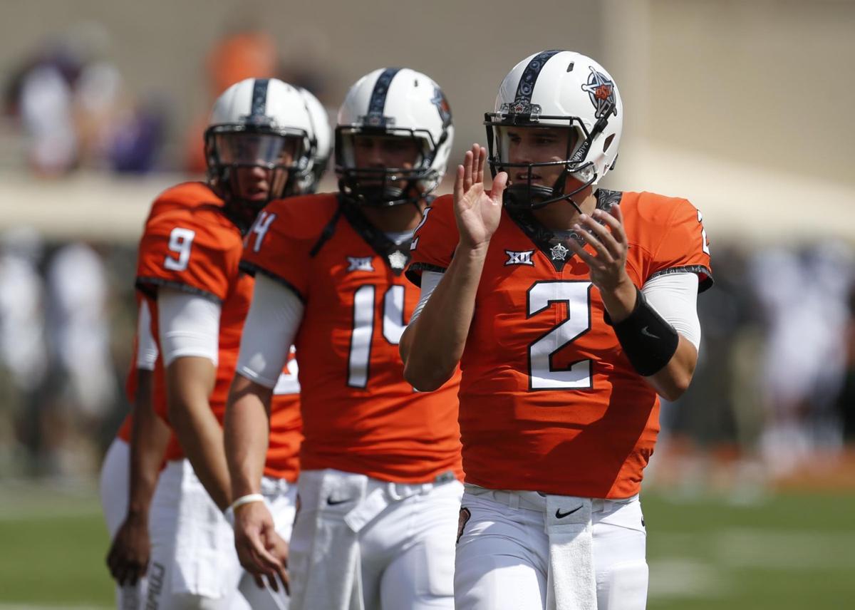 No 16 Tcu At No 6 Oklahoma State Late Big Play Allows Horned Frogs To Hang On For 44 31 Victory Osusportsextra Tulsaworld Com