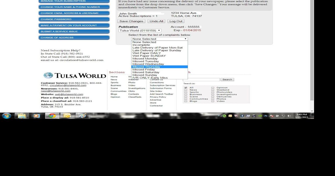 TW 101 - How to Report a Delivery Issue