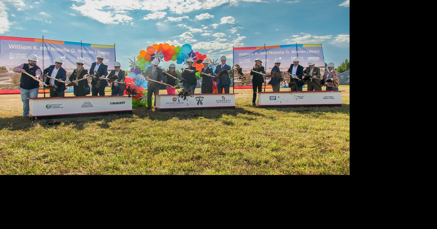 Construction of new Broken Arrow library underway following ground-breaking ceremony