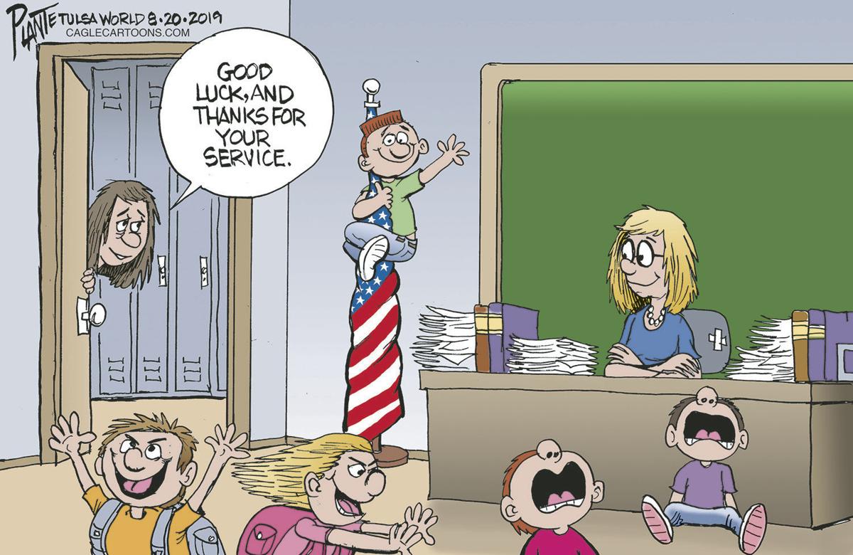 Bruce Plante Cartoon: Thank teachers day (copy)