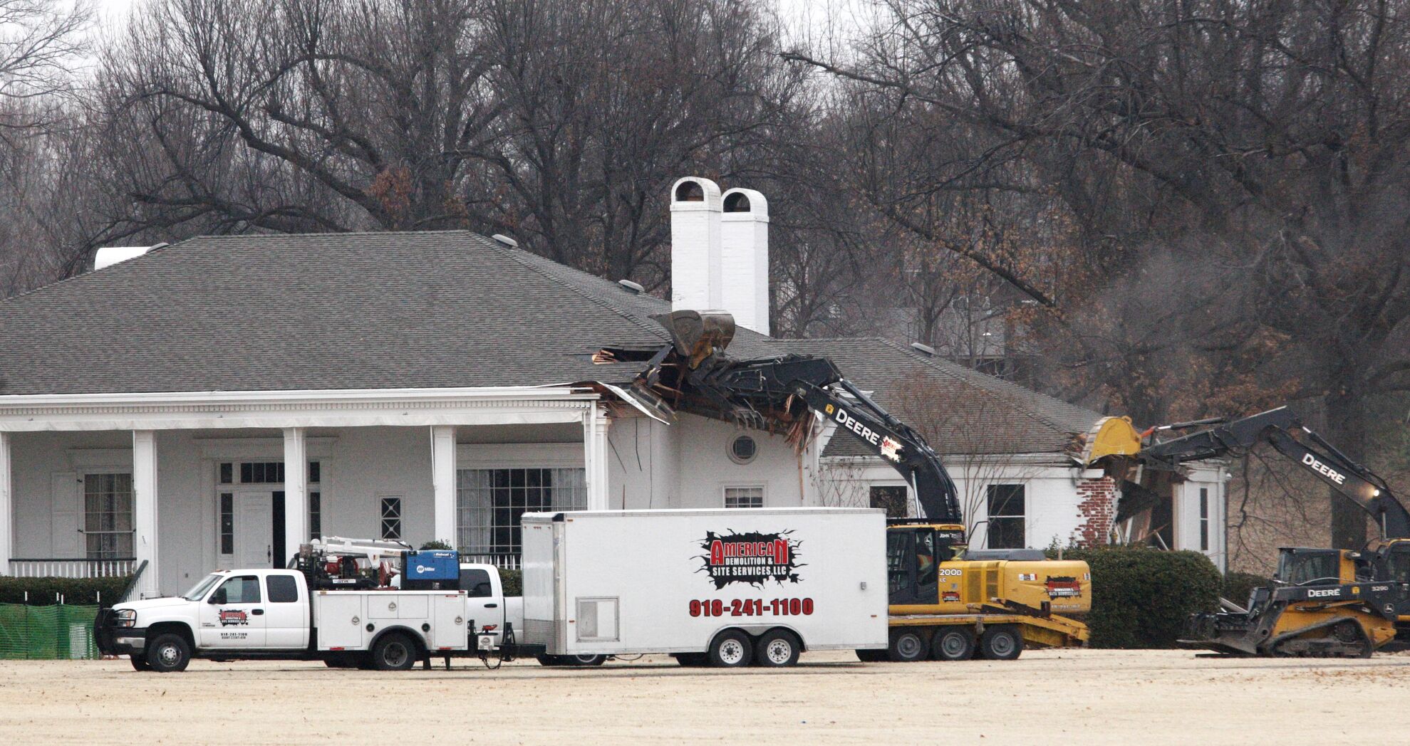 Throwback Tulsa Blair Mansion demolished to start Gathering Place