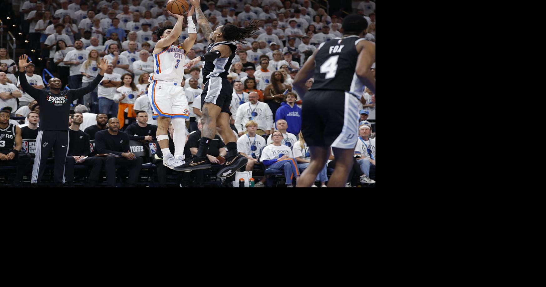 OKC Thunder: Offense shines as SGA's colleagues pick him up in 127-114 win over Spurs