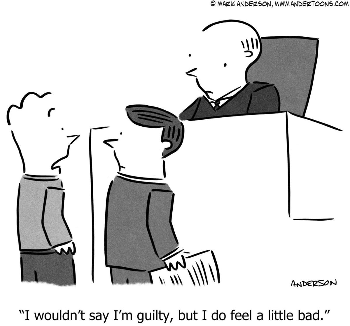 Legal Cartoon Not Exactly A Guilty Plea Tulsaworld Com