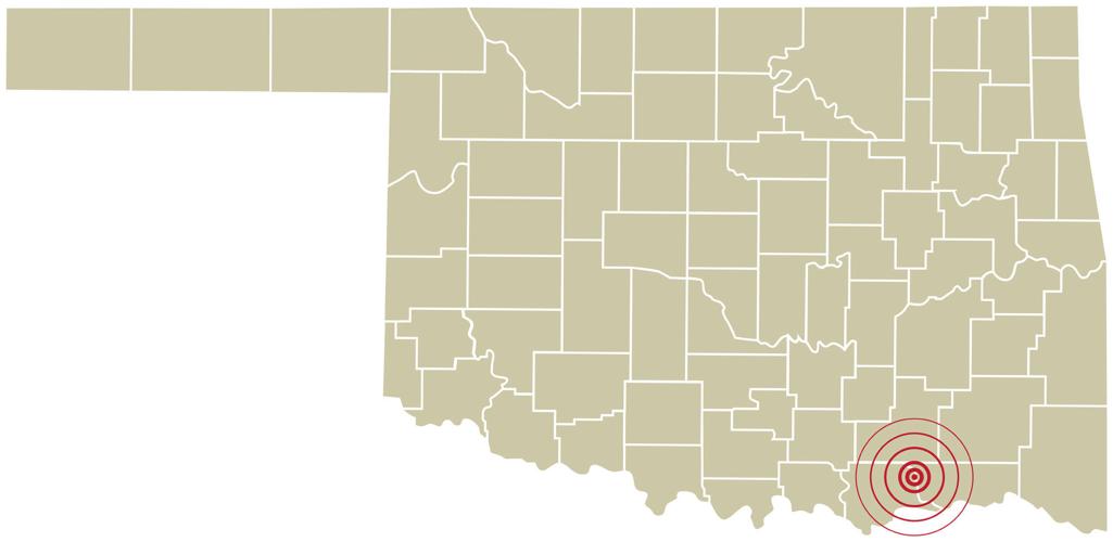 6. County n/a (southeastern Oklahoma)