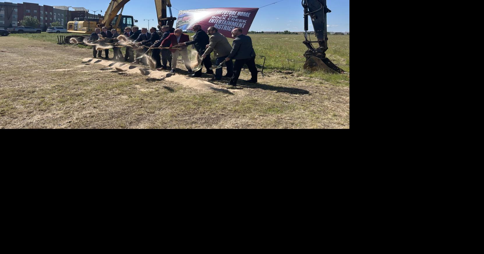 OU, Norman and Cleveland County leaders break ground on Rock Creek Entertainment District