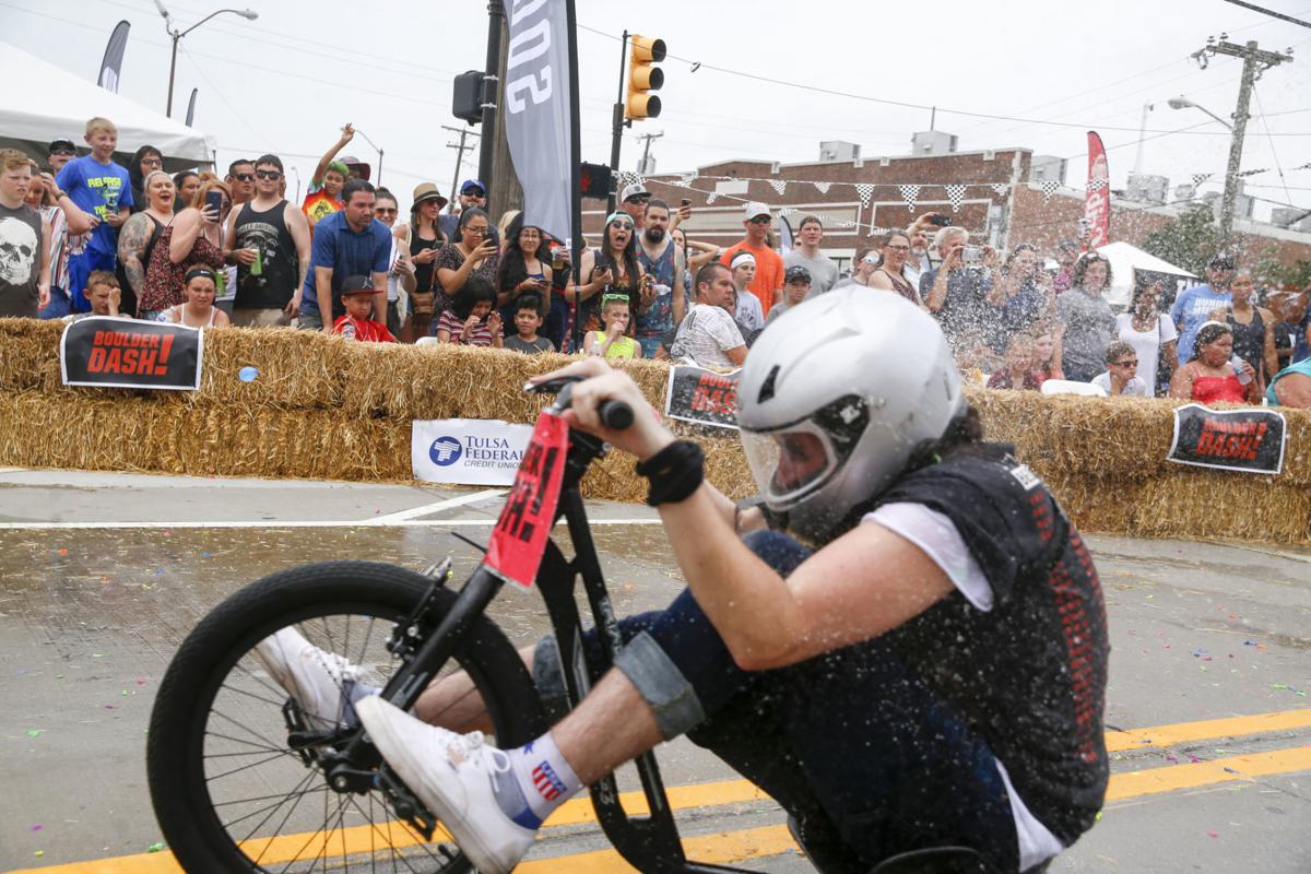 'This is a Tulsa first' City's inaugural Boulder Dash tricycle race