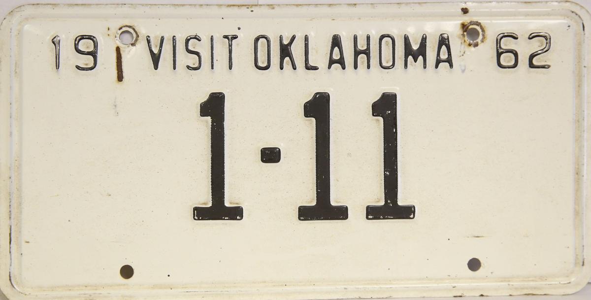See Oklahoma's license plates from early 1900s through today