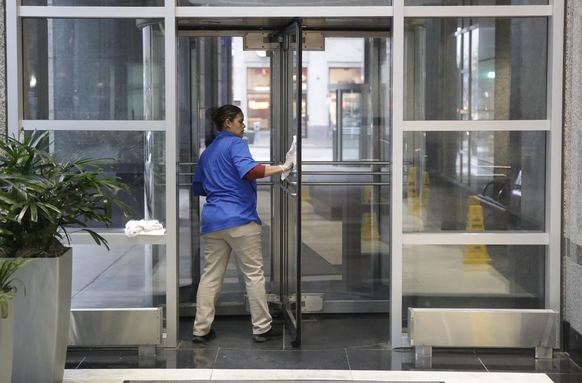 Tulsa Janitors A Main Line Of Defense Face Uncertain Future As Coronovirus Impacts Local Economy Local News Tulsaworld Com