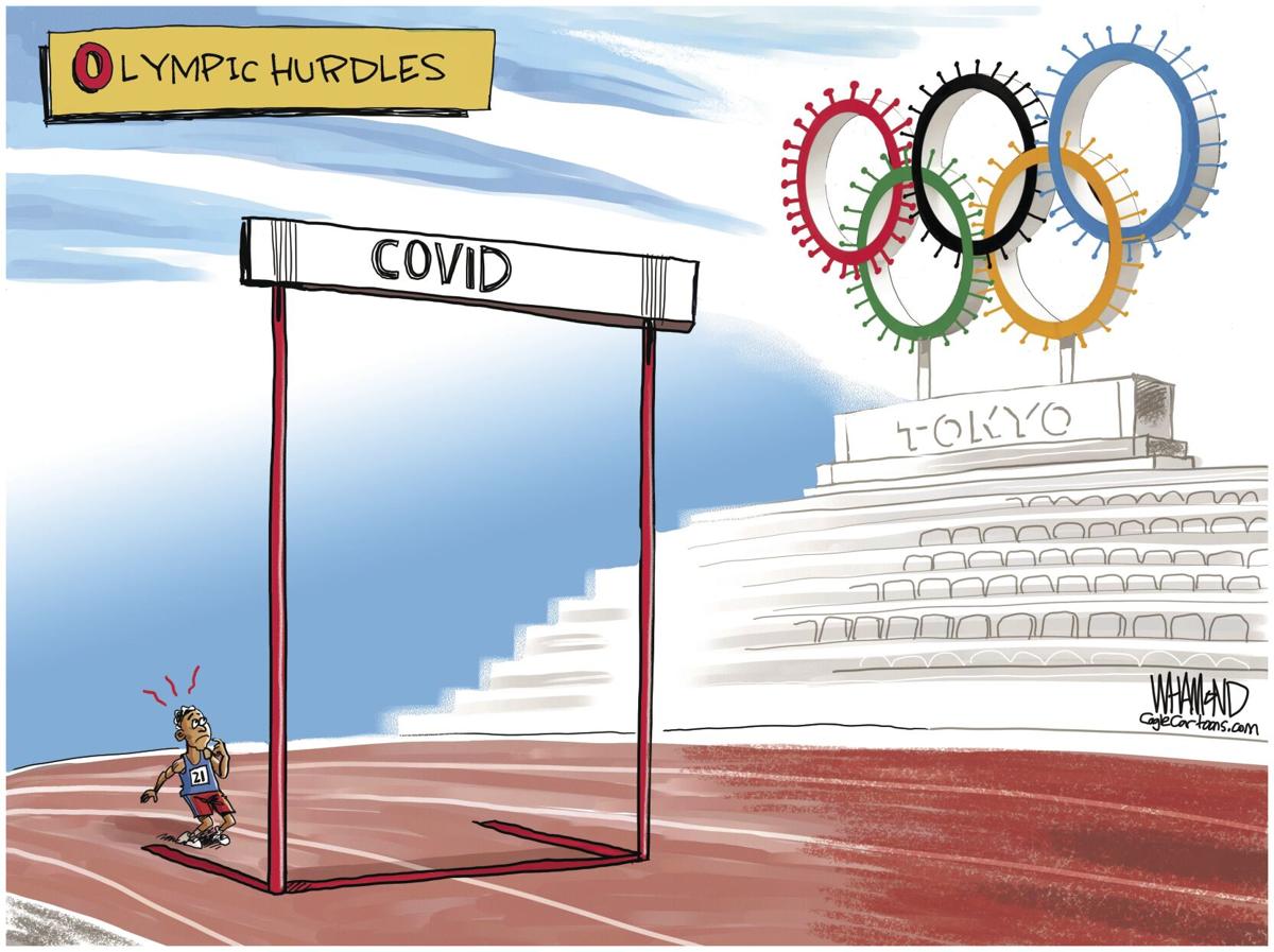 Cartoon: Tokyo Olympic Hurdles