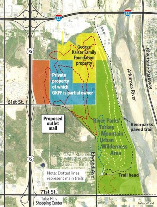Turkey Mountain Trail Map