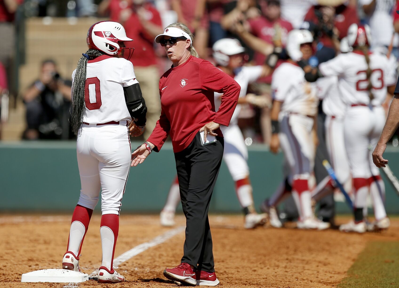 Ou Softball Coach Patty Gasso Talks About Teams Responsibility To Aid