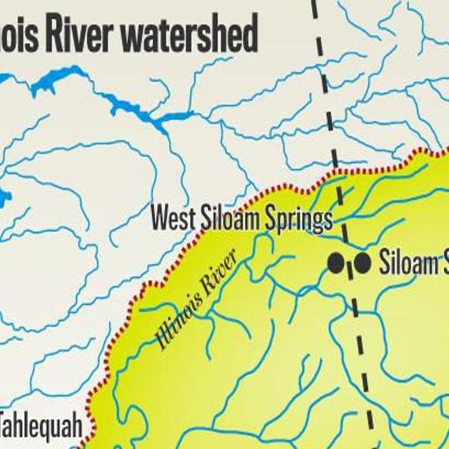 Illinois River Arkansas Map Epa Finalizes Guidelines To Ebb Illinois River, Tenkiller Lake Pollution |  State And Regional News | Tulsaworld.com
