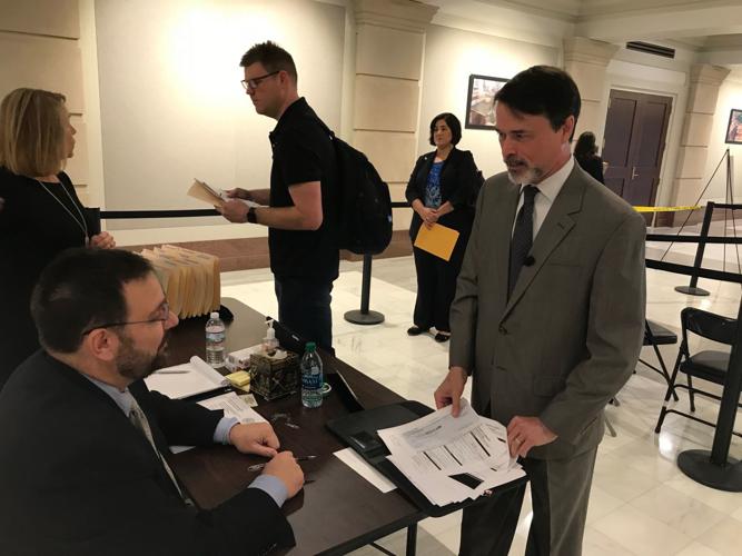 Booker T. Washington teacher John Waldron filing