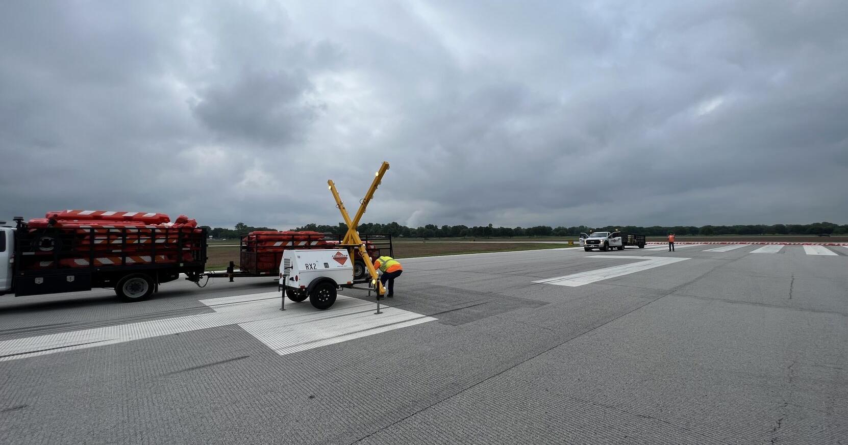 Riverside Airport completes taxi realignment work - Vimarsana News