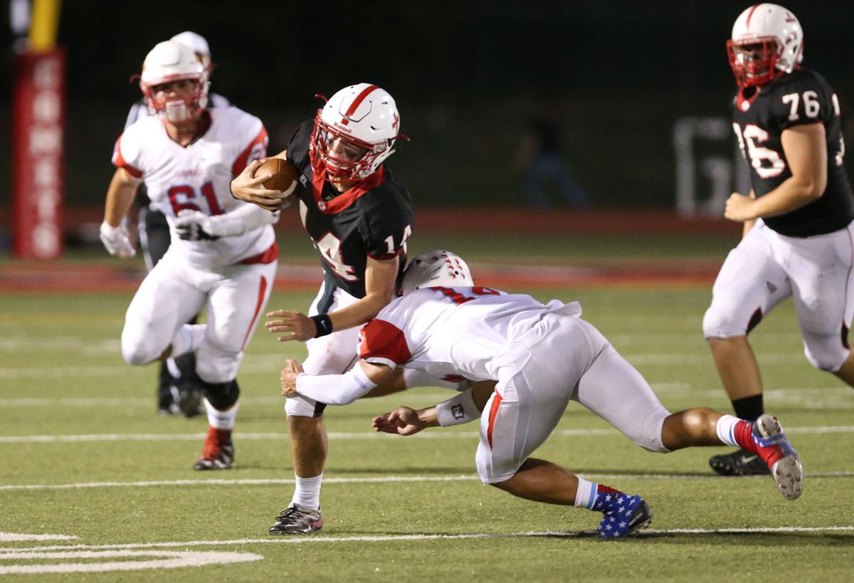 High school football Skiatook's TK Wilkerson, Claremore's Noah Grimett