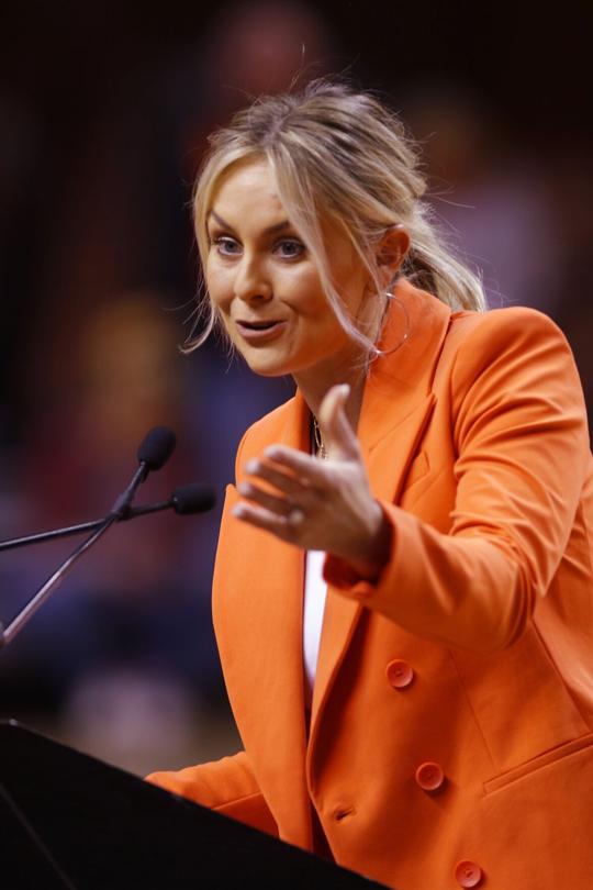 Photos Jacie Hoyt introduced as Oklahoma State women's basketball coach
