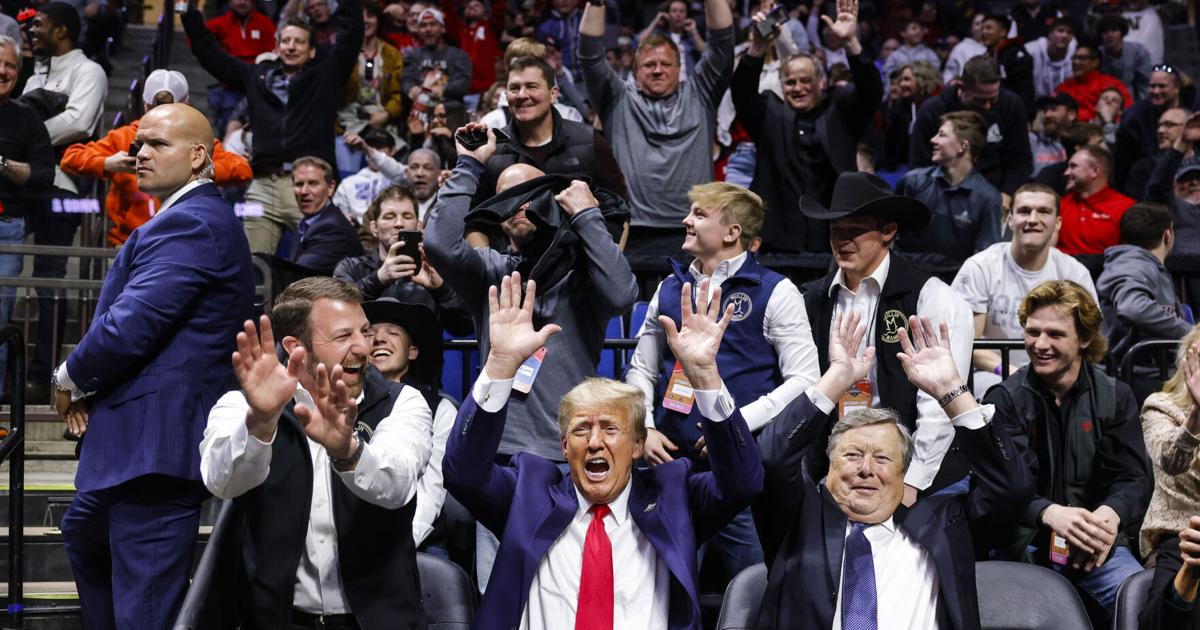 Photos Former President Donald Trump Attends NCAA Wrestling photos-former-president-donald-trump-attends-ncaa-wrestling