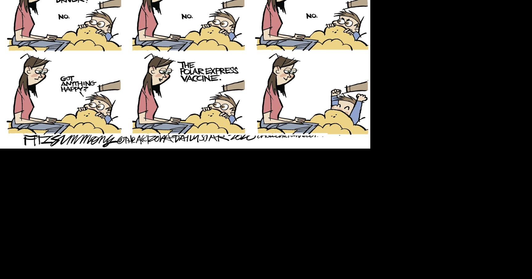 Cartoon COVID Christmas bedtimes tales