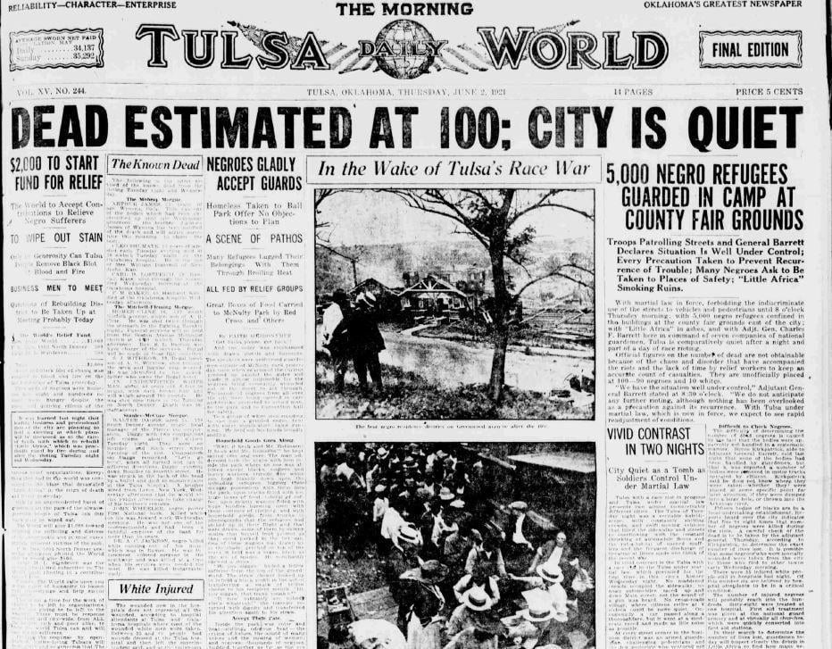 Tulsa Race Massacre How many people were killed?